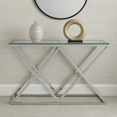 Sophia Sofa Table - Silver