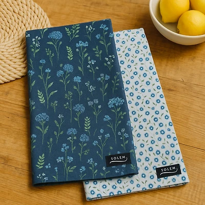Microfiber Dish Towels - Floral Inspiration, Set of 2