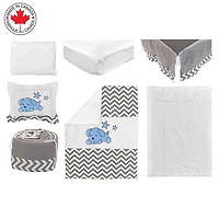 Ensemble de literie pour lit de bébé 7 pièces