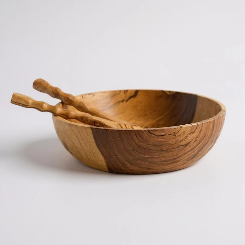 Bol à salade en bois de teck