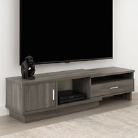 Meuble télé extensible de 48 po - Gris