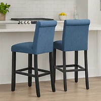 Set of 2 Amitola Bar Stools - Blue