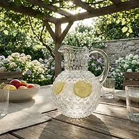 gusto!  Capri Clear 2L Glass Pitcher