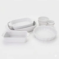 Henckels 8-Piece Ceramic Bakeware Set - White