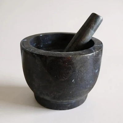 Marble Mortar and Pestle