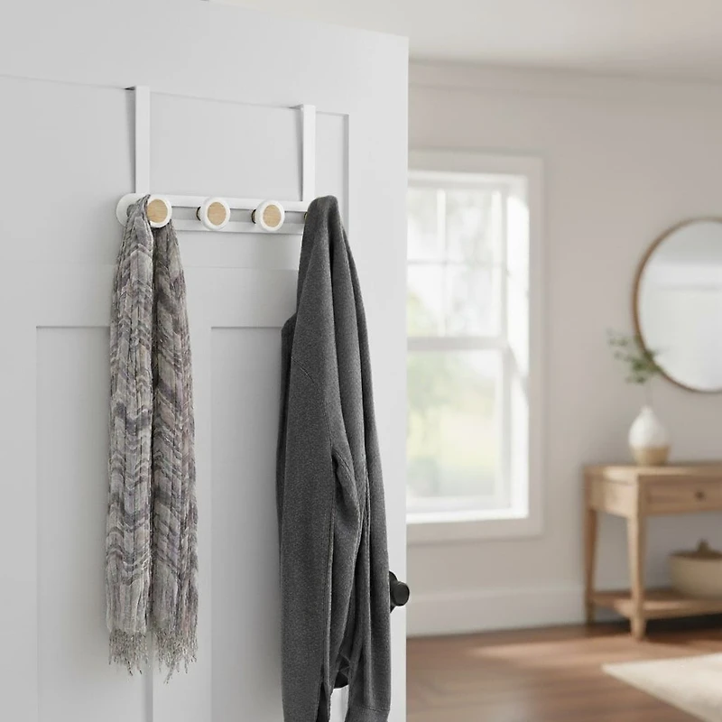 Metal Door Hanger 4 Hooks