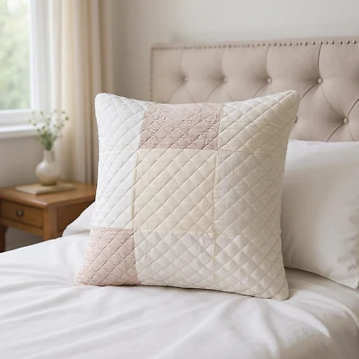 Brunelli Meringue Patchwork European Sham