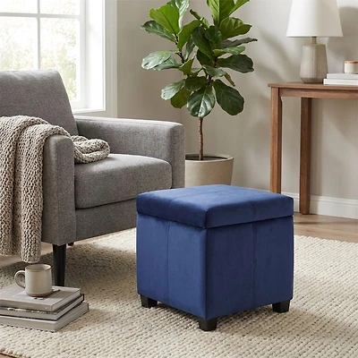 Sendra Storage Ottoman - Blue