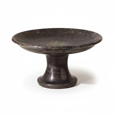 Plateau de service en marbre sur pied  