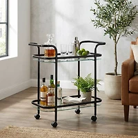 Serena Bar Cart - Black