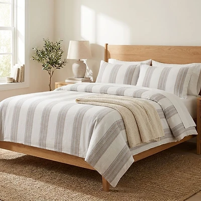Waffle Stripe Ensemble housse de couette