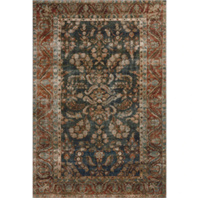 Chris Loves Julia x Loloi Jules Tapis - Océan/Épice