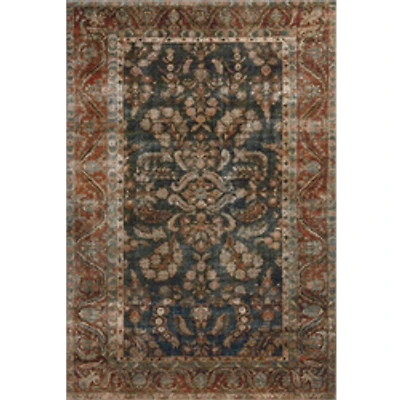 Chris Loves Julia x Loloi Jules Tapis - Océan/Épice