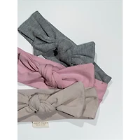 Headbands, Set of 3 - Blush, Grey and Taupe