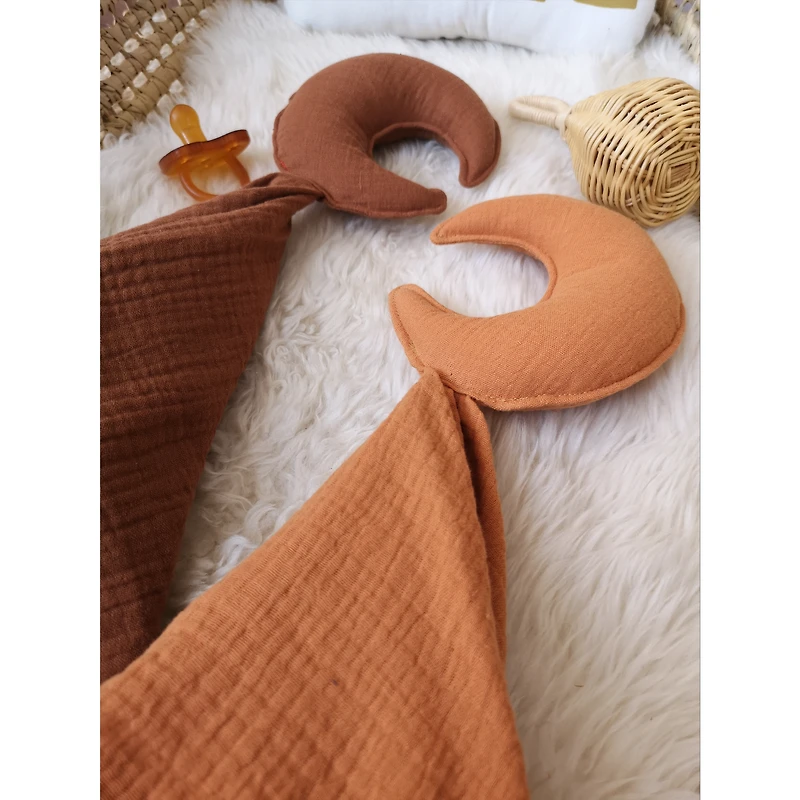 Baby Moon Security Blanket, Set of 2