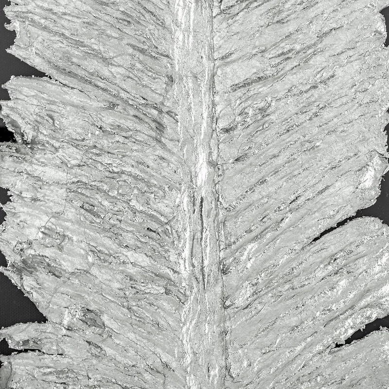 Boîte-cadre argentée « Metallic Feather »