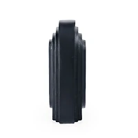 Calyx 12" Large Black Decorative Metal Table Vase