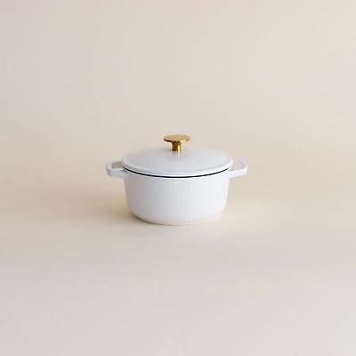 0.5Q Dutch Oven - White