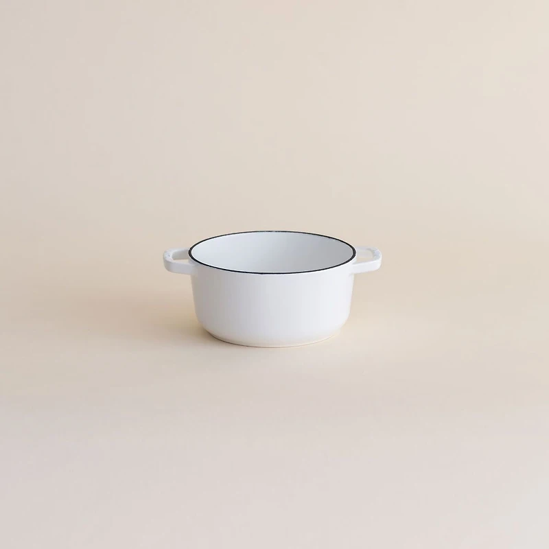 0.5Q Dutch Oven - White