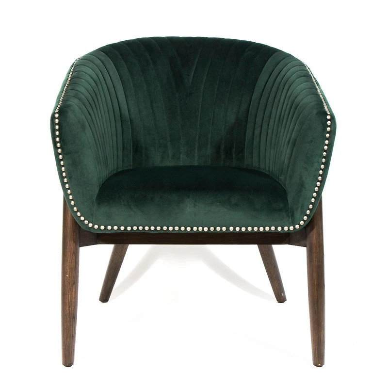 Nadia Green Velvet Club Chair