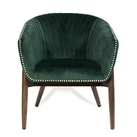 Nadia Green Velvet Club Chair