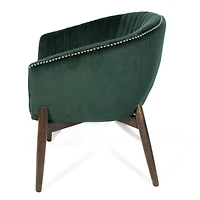 Nadia Green Velvet Club Chair