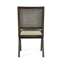 Set of 2 Westin Cane Back Dining Chairs
