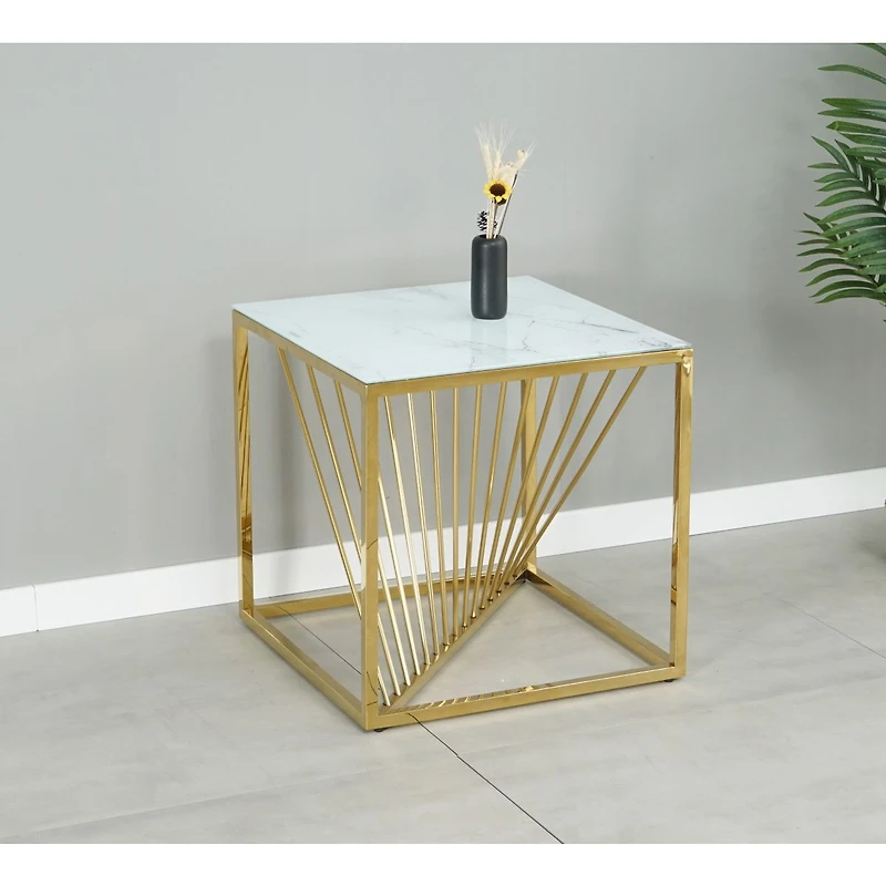 Kingston Side Table - Gold