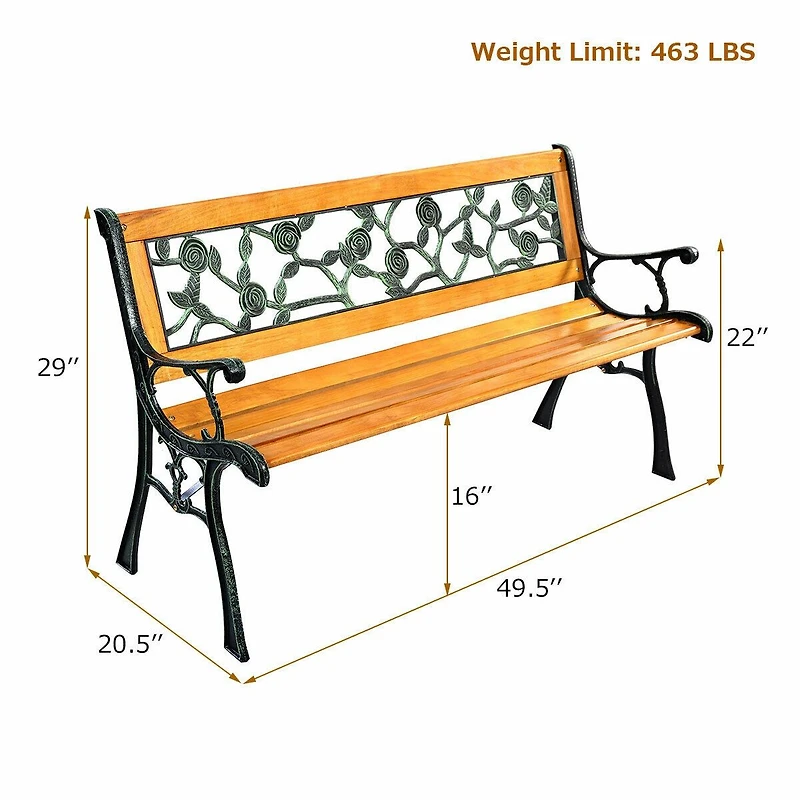 Banc de jardin