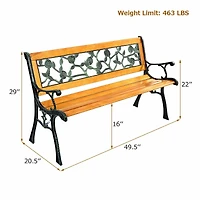 Banc de jardin