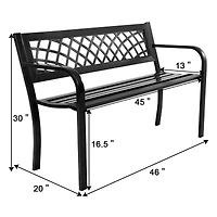 Bench Deck, Steel Frame for outdoor