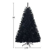 Arbre de Noël artificiel à charnières Halloween – 6 pi