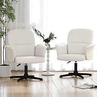 Chaise d'appoint moderne en tissu beige ivoire