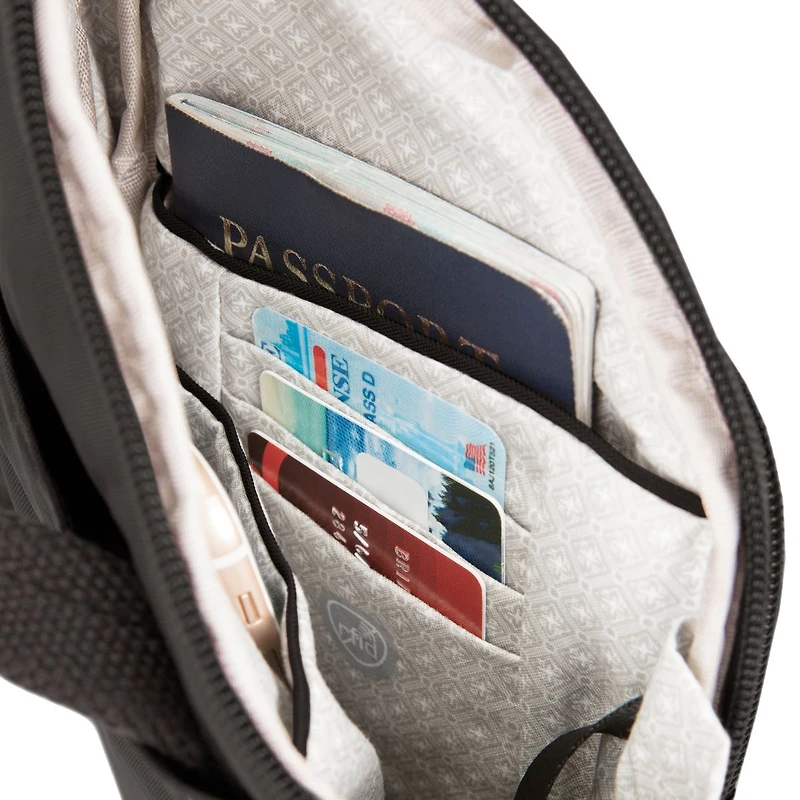 Anti-Theft Essentials Mini Asymmetric Crossbody - Black