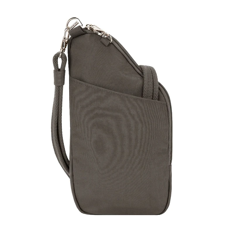 Anti-Theft Essentials Mini Asymmetric Crossbody - Smoke