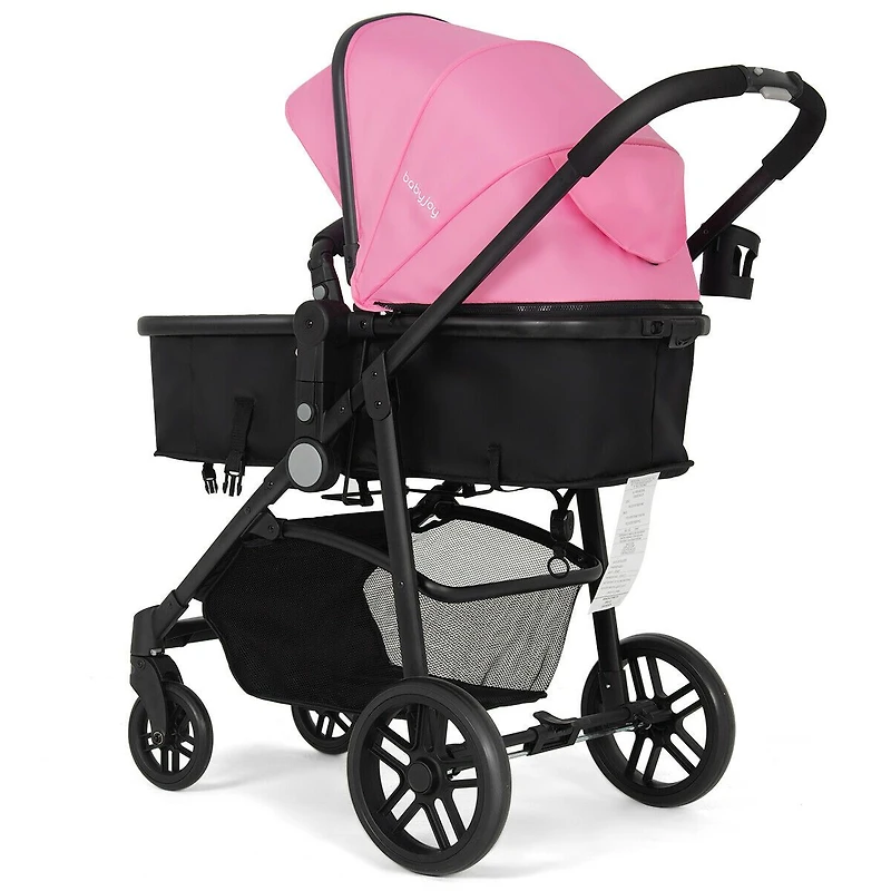 2 1 Foldable Pushchair Newborn Infant Baby Stroller