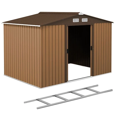 Abri de rangement d’outils extérieur – 9 pi x 6 pi