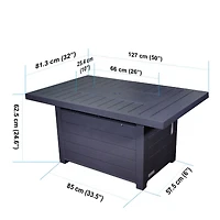 Serenity Fire Table – Anthracite