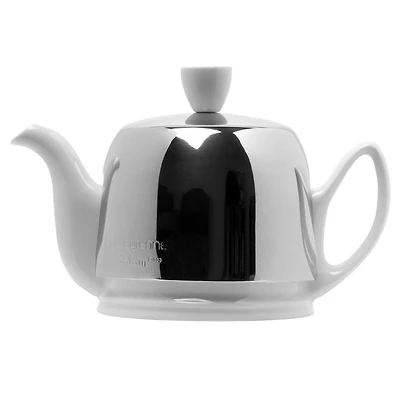 Degrenne Paris Salam White Teapot With Mirror Lid - 2-Cup by Degrenne Paris