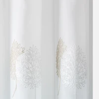 Rideau à œillets brodé « Aura »