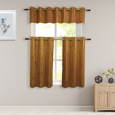 Bamboo Grommet Tier Set - Honey (48" x 36")