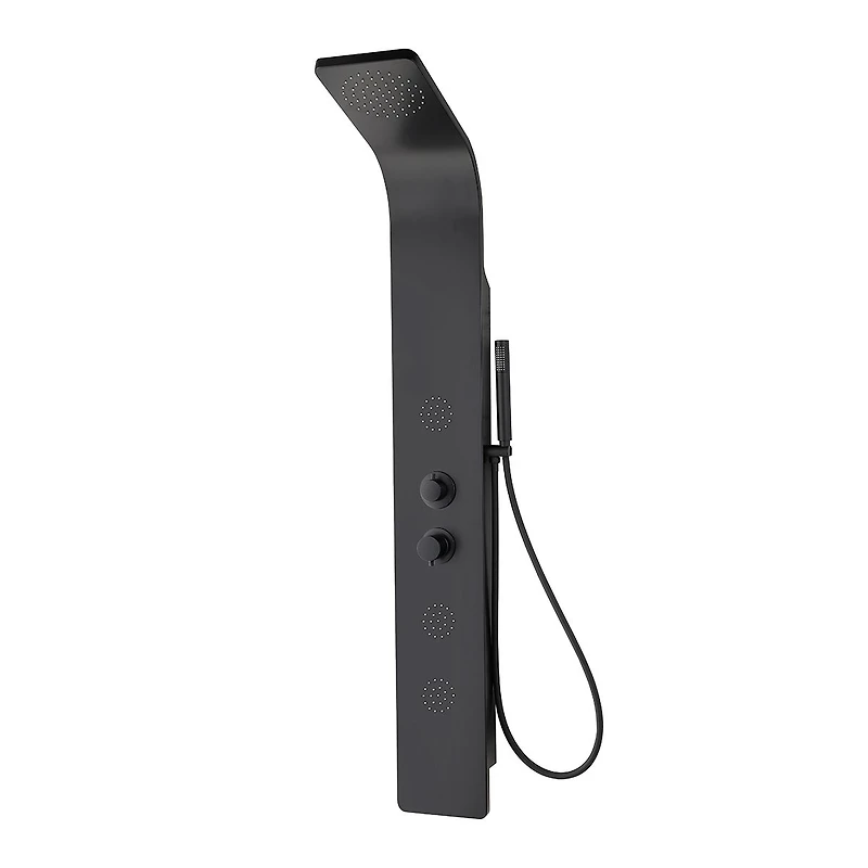 Jason Black Matt Finished Shower Panel