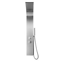 Jasmyne Panneau de douche finition nickel brossé