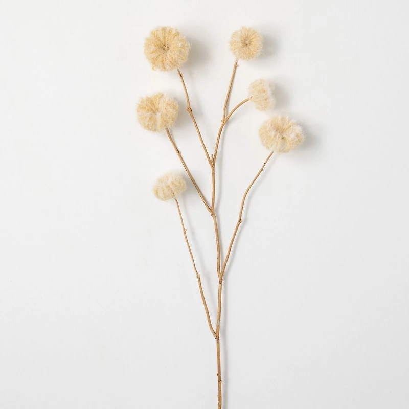 Faux Dried Cream Pods 11x 3"x 45