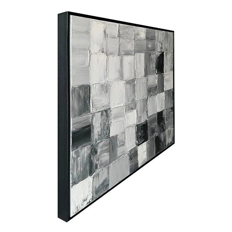 Cadence Grey Abstract Painting