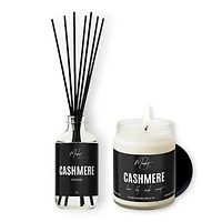 Cachemire duo chandelle et diffuseur