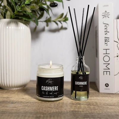 Cachemire duo chandelle et diffuseur