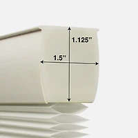 Cordless Double-Wall Cellular Shades - White (36"W x 72"H)