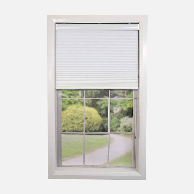 Cordless Double-Wall Cellular Shades - White (36"W x 72"H)