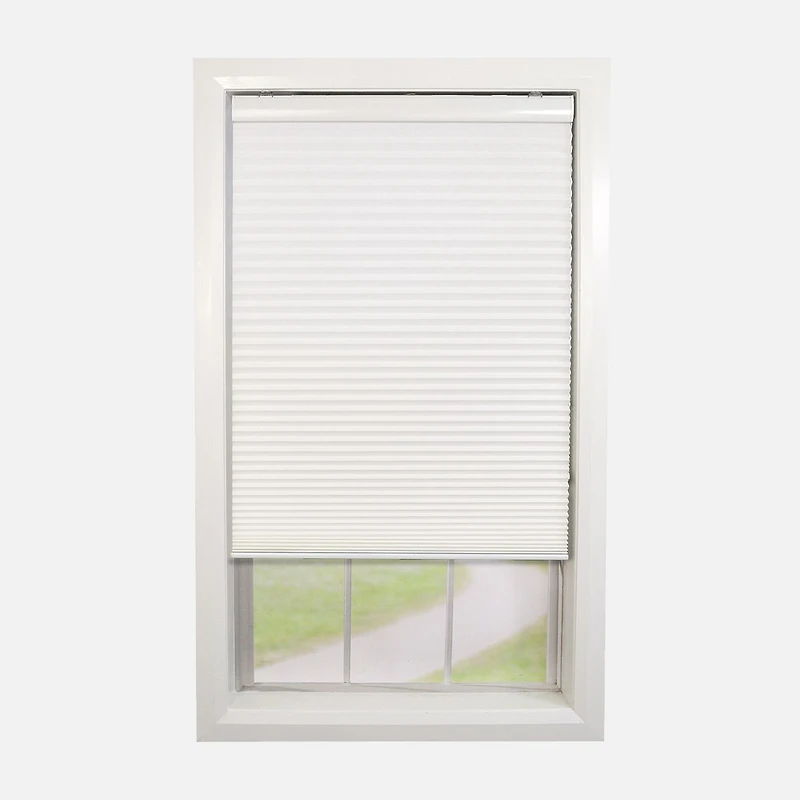 Cordless Double-Wall Cellular Shades - White (36"W x 72"H)